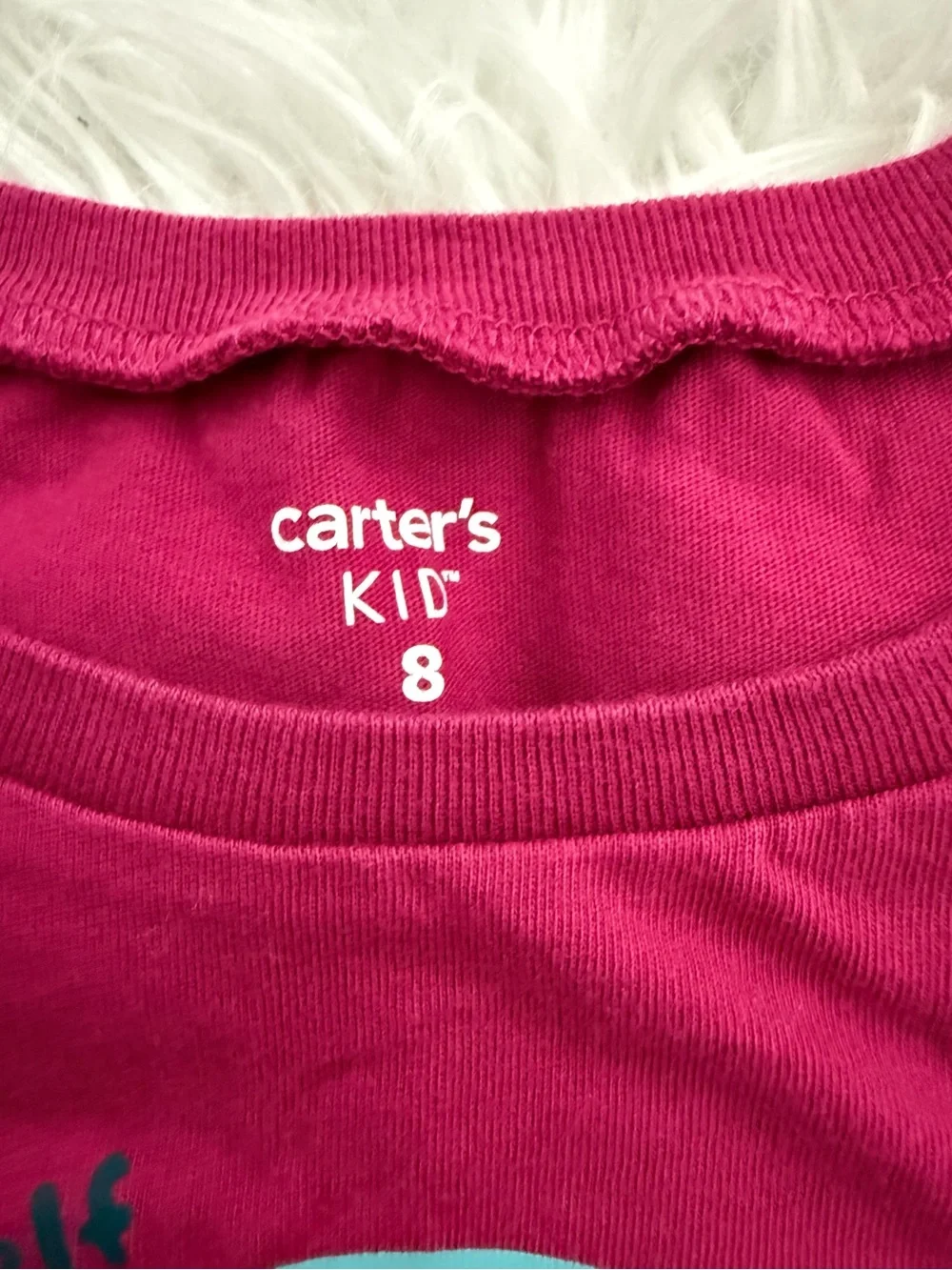 Carter's Kids Burgundy Llama Rainbow Just Be Yourself Outfit